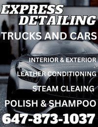 MOBILE CAR AND TRUCK DETAILING 647-873-1037