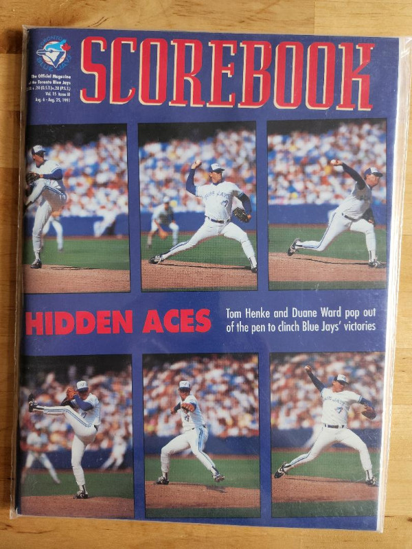 Blue Jays 1991 Program and Extras in Arts & Collectibles in Markham / York Region