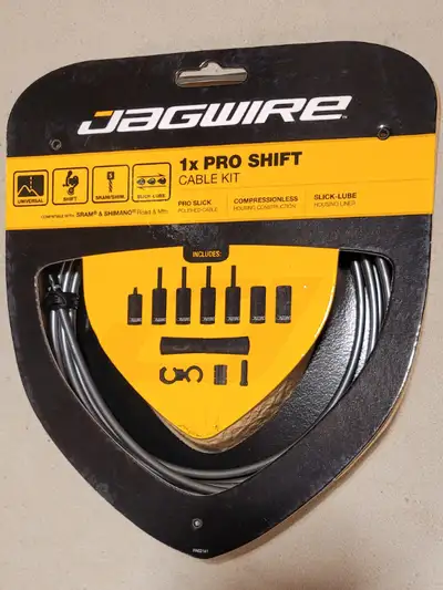 Bicycle bike Jagwire 1X Pro Shift Cable Kit BNIB, View more