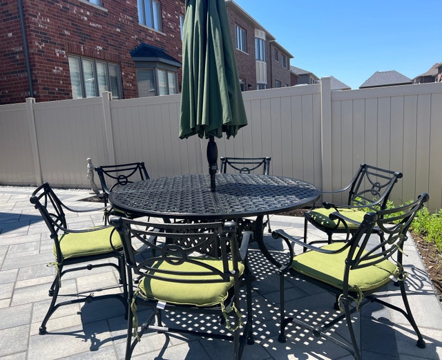 Hauser outdoor dining set Patio & Garden Furniture Markham / York