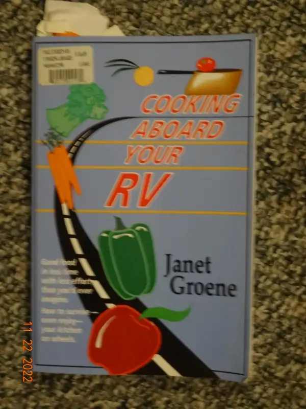 For  RVers  --COOKING ABOARD YOUR  RV  Janet Groene 1993 in RV & Camper Parts & Accessories in Kelowna - Image 2