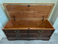 Solid Wood Cedar-lined Storage Chest & Bench