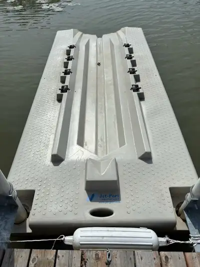Hello, Selling my PWC floating dock. It also comes with mounting brackets (Z brackets) if you choose...