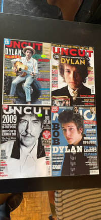 4 Bob Dylan Magazines 