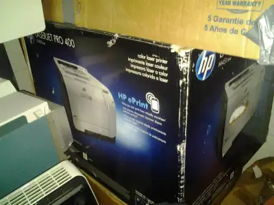 HP LaserJet Pro 400 Color Laser Printer M451dn duplex 900+pc MAC, View more