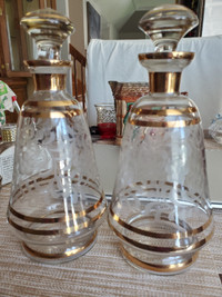 2 vintage perfume bottles