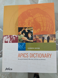 New APICS Dictionary 11th Edition in excellent condition