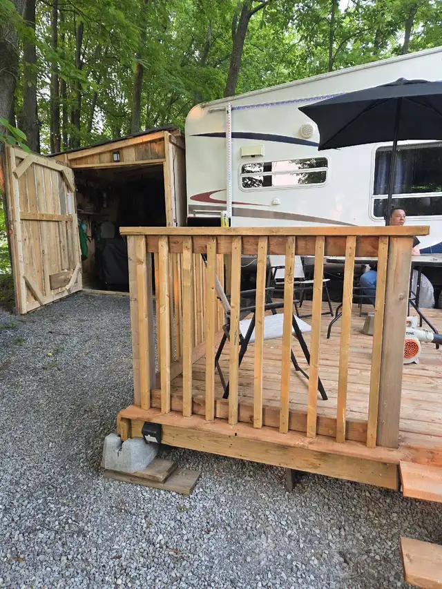 5th wheel trailer rock wood  in Travel Trailers & Campers in Kingston - Image 5