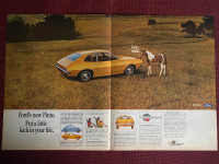 1971 Ford Pinto ‘Hello World Horse’ Large 2-Page Original Ad