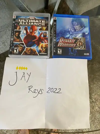 PS3 PLAYSTATION 3 VIDEO GAMES $50 for both, View more