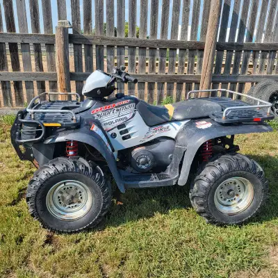 Runs and drives. 4986 miles. 643 hours. Good tires. Needs a drive belt. Uses oil. Asking $1200. Phon...