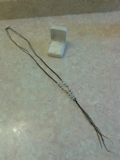 Handmade Knotted Adjustable Necklace Rope with Pure Jades On It, View more