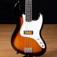 Fender Gold Foil Jazz Bass, Ebony Fingerboard - 2-Colour Sunburs