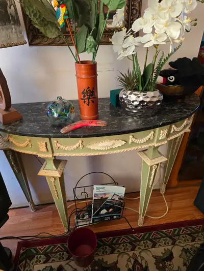 Half Moon Marble Table, View more