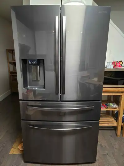 Samsung 28 Cu Ft French Door Refrigerator - Black Stainless - $1, View more