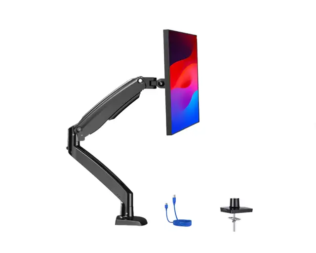Huanuo SS7 Single Monitor Arm with USB Ports(New Sealed Box) in Monitors in West Island - Image 2