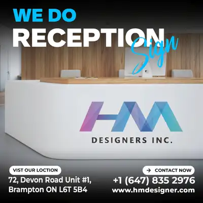 Reception Signs – Professional Custom Designs, View more