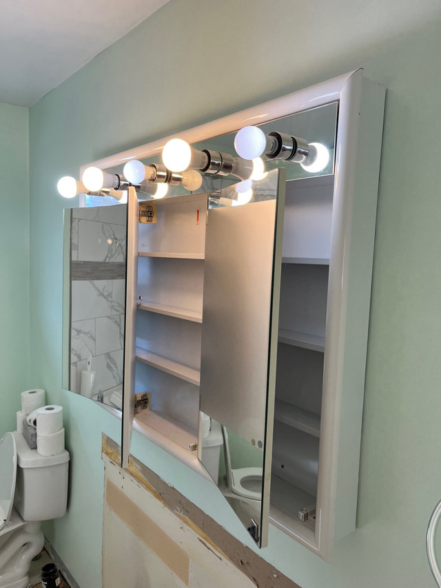 Medicine cabinet with light  in Cabinets & Countertops in Moose Jaw