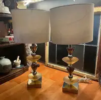 Van teal lamps