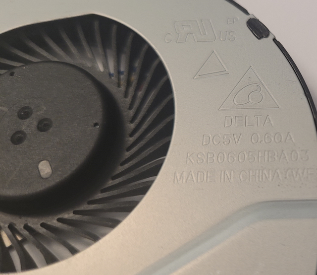 Laptop / notebook CPU cooling fan64595457949187121