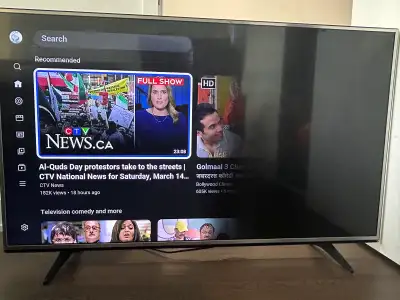 LG 55inch smart TV for sale for parts, View more
