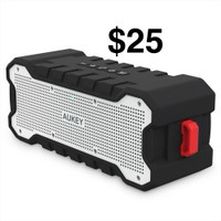 Bluetooth speaker, water resistant and chock resistant, 30 hours