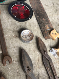 Vintage car parts and random items