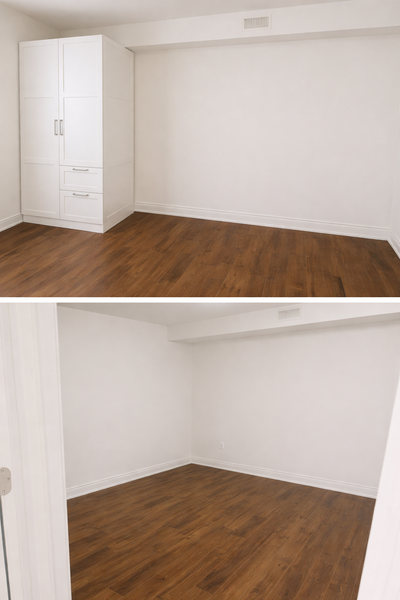 $650 base rent Utilities split equally $50 One female per room 3-bedroom basement apartment Kitchen,...