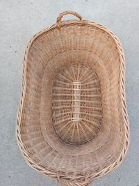 Large Utility or Storage Wicker Basket