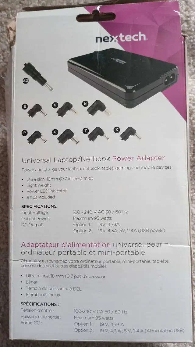 Nextech Power Adapter in Laptops in St. Albert - Image 3