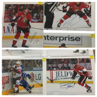 NHL Hockey Autographed Photos Calgary, Montreal, Ottawa, Toronto