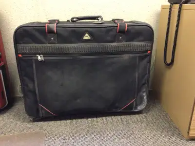 Sea Star luggage on wheels 30” wide, 28” high, 11” deep. Located in Watrous, can bring to Saskatoon.