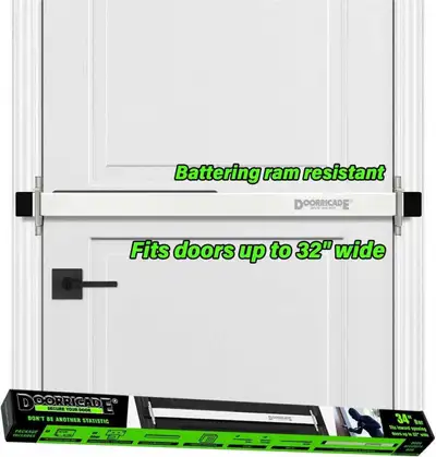 Doorricade Door Security Bar, 34" Long, View more