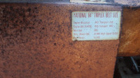 National 84" triplex reel mower