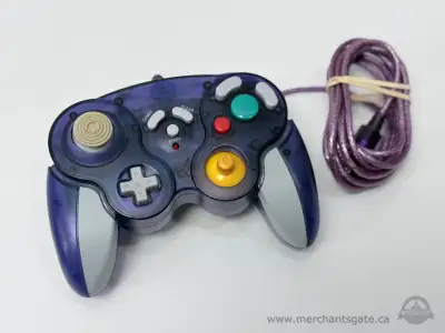 Aftermarket Nintendo GameCube Wired Controller Purple, View more