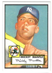 1952 Topps #311 Mickey Mantle Rookie RC - NO Authentic REPRINT