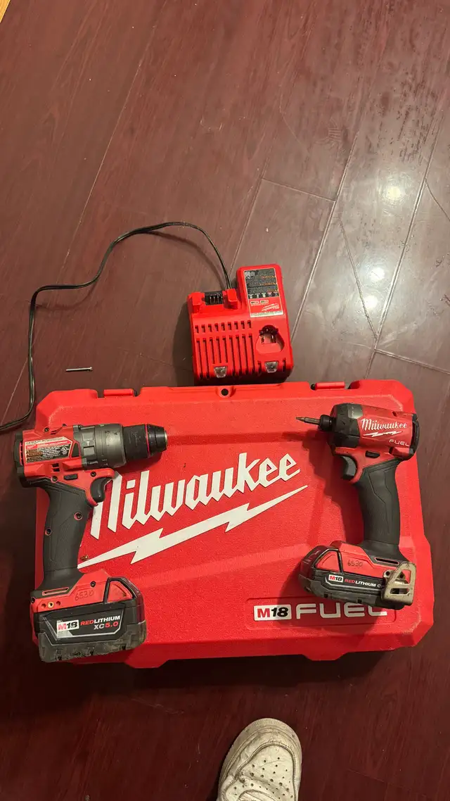 Drill set ( milwaukee m18 fuel drill and impact driver kit in Power Tools in City of Toronto - Image 3