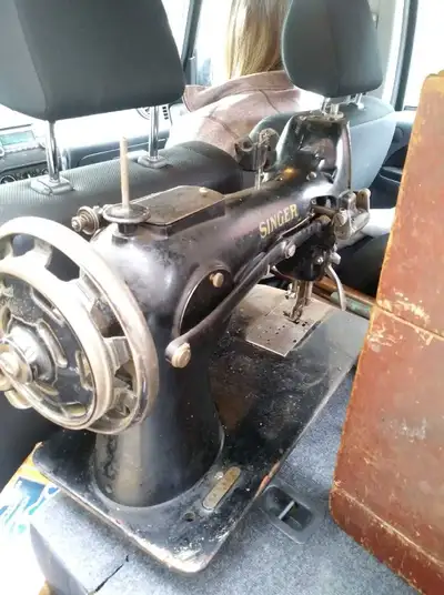 Singer 132k6 machine for marine canvas, View more
