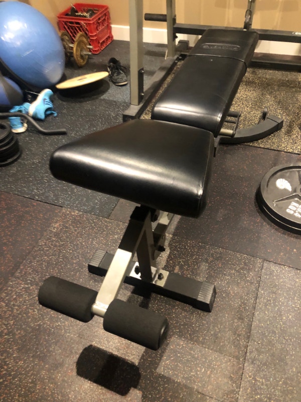 Nautilus Squat Rack and Lat Pulldown/Olympic Weights Exercise