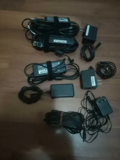 Selling a lot of HP and other laptop power adapters. Various models and wattages included. Get a rel...