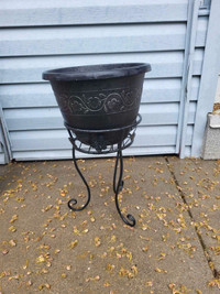 Plant Stand with Pot H14" $20