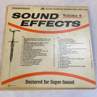 Sound Effects vol. 6 AUDIO FIDELITY 12" LP 33 RPM