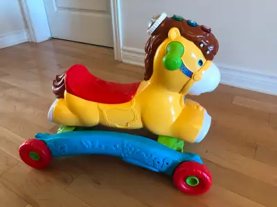 VTech Gallop & Rock Pony – 2-in-1 Musical Ride-On & Rocker!, View more