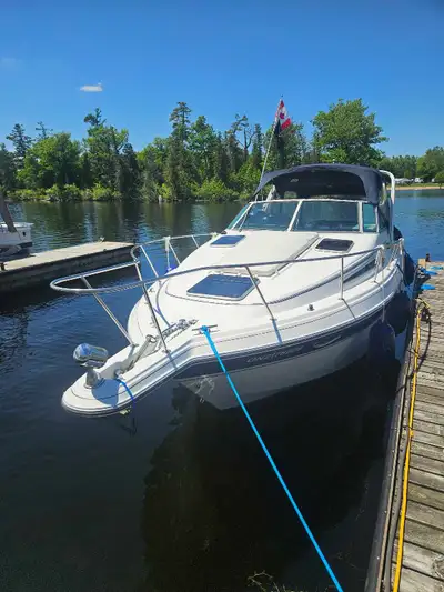 Cottage on Water. Currently at Lakefield Marina. Season paid for. 300 hp single merc. motor 7.4 Brav...