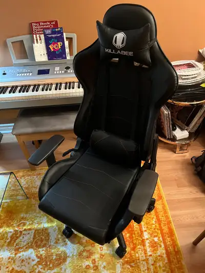 KILLABEE Massage Gaming Chair High Back PU Leather PC Racing, View more
