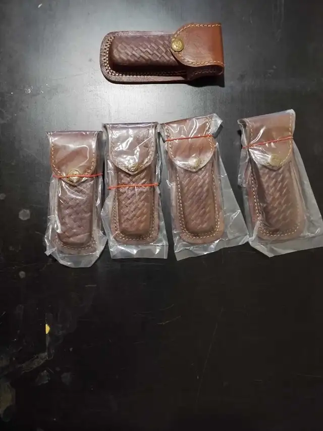 leather buck knife pouch. in Other in Sudbury - Image 2