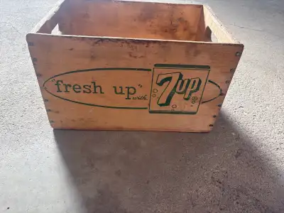 Wooden 7UP Crate, View more