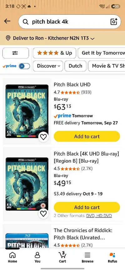 Pitch Black 4k UltraHD Arrow Release , View more