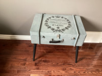 Antique Suitcase Table