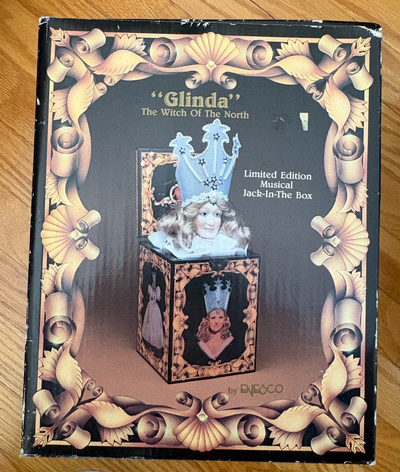 Enesco Wizard of Oz GLINDA Musical Jack-in-the-Box 50 Anniversar, View more